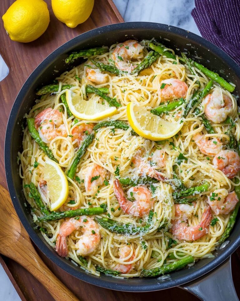 Garlic Butter Shrimp Scampi Pasta Recipe