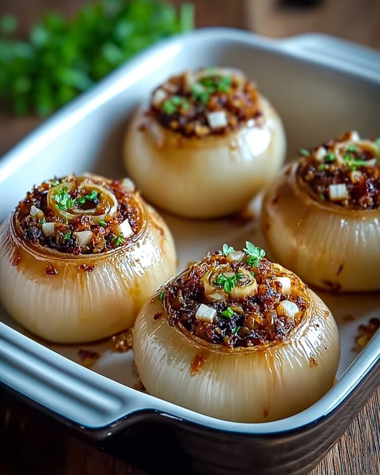 Greek Stuffed Onions – A Hearty, Flavorful Mediterranean Classic Recipe