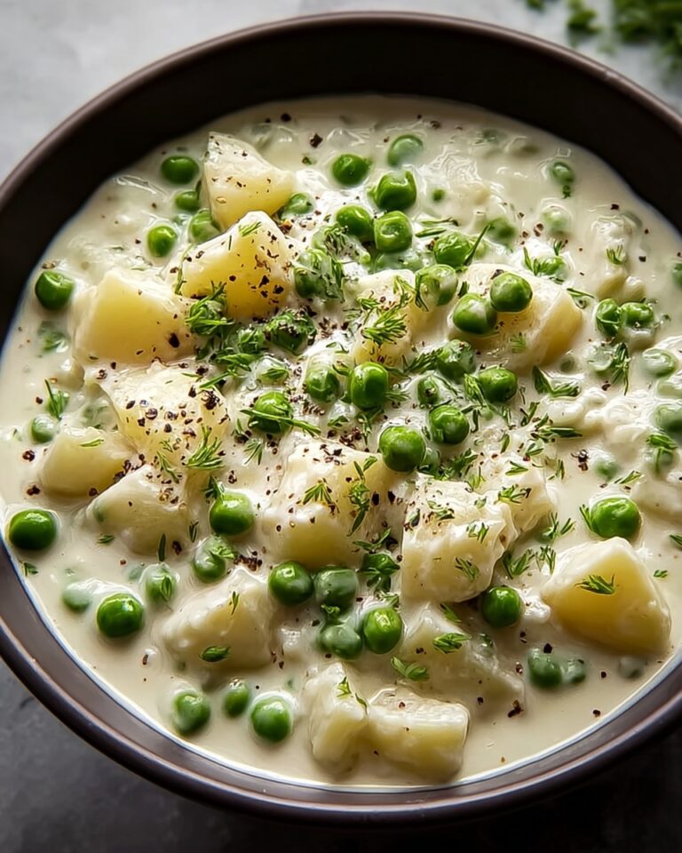 Comforting Creamed Peas and Potatoes Recipe