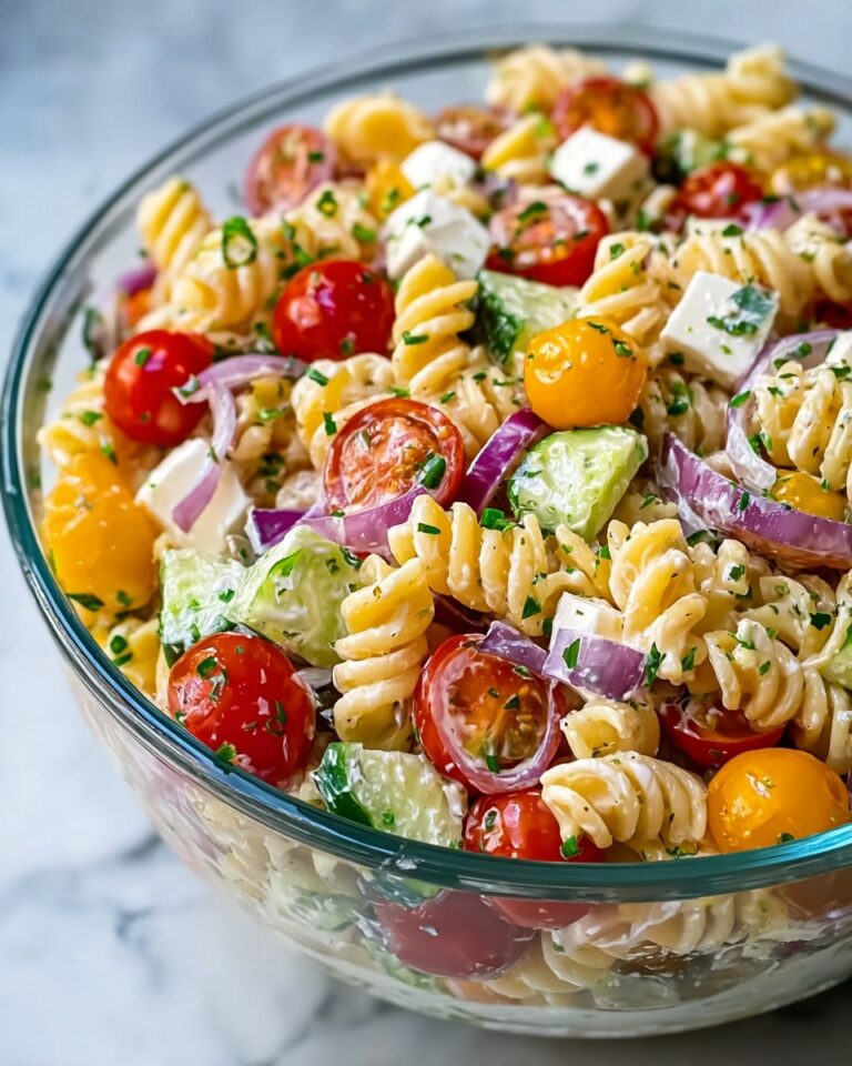 Creamy Healthy Tuna Pasta Salad Recipe