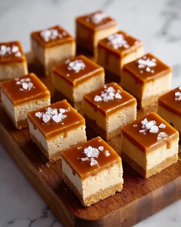 Irresistibly Rich Salted Caramel Gooey Butter Bars Recipe