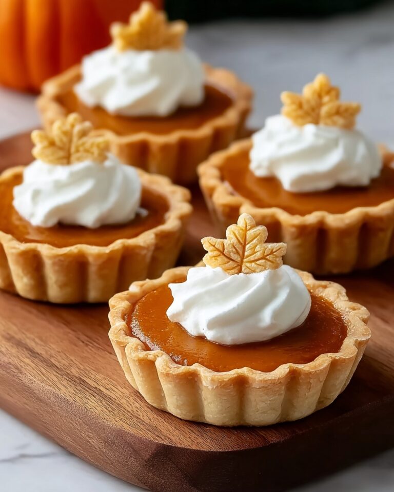 Mini Pumpkin Pies: Bite-Sized Holiday Delight Recipe