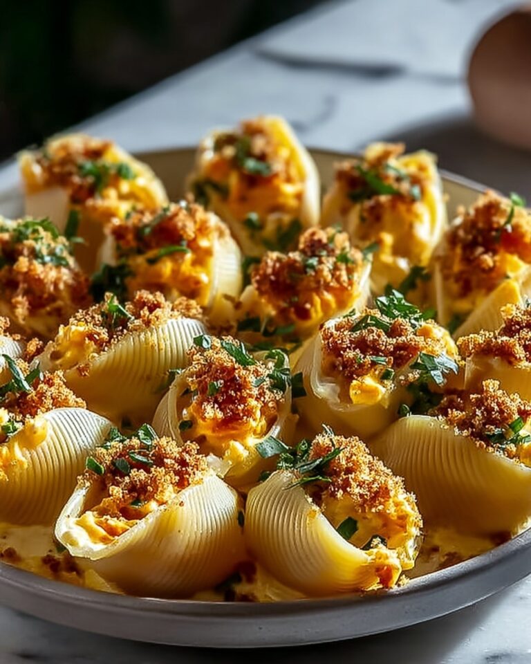Creamy Seafood Stuffed Shells Recipe
