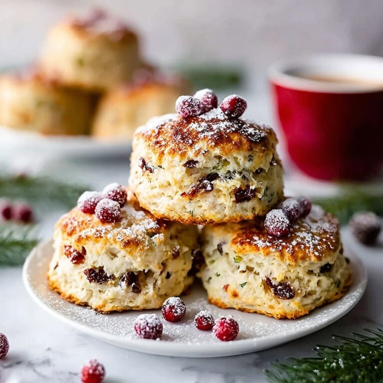 Christmas Scones Recipe – Festive Fruit Scones for the Holidays Recipe