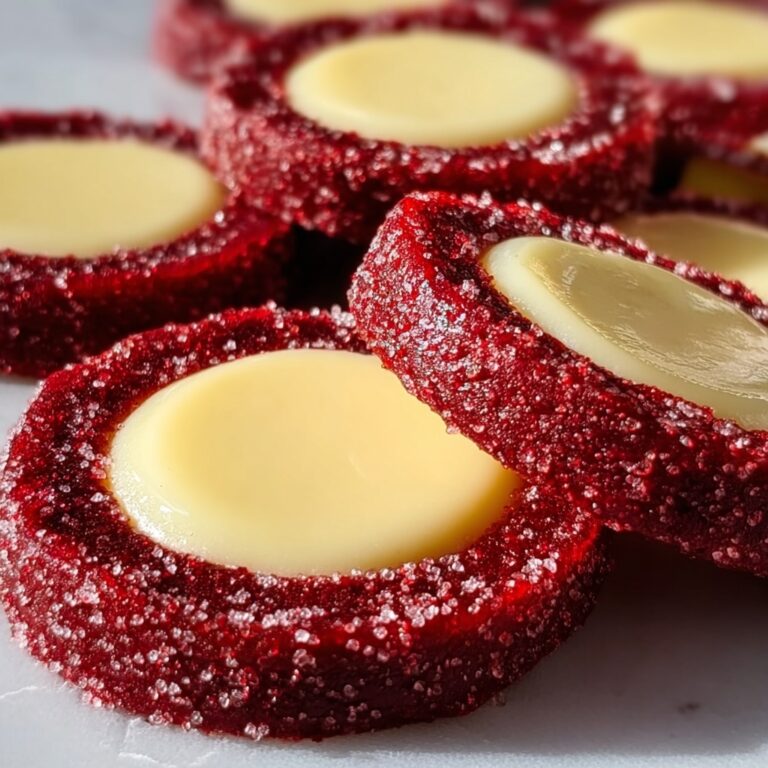 Red Velvet Cheesecake Thumbprints Recipe