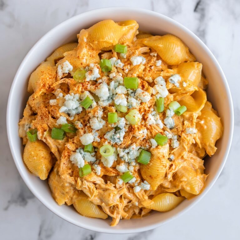 Buffalo Chicken Mac & Cheese (Meal Prep Friendly) Recipe