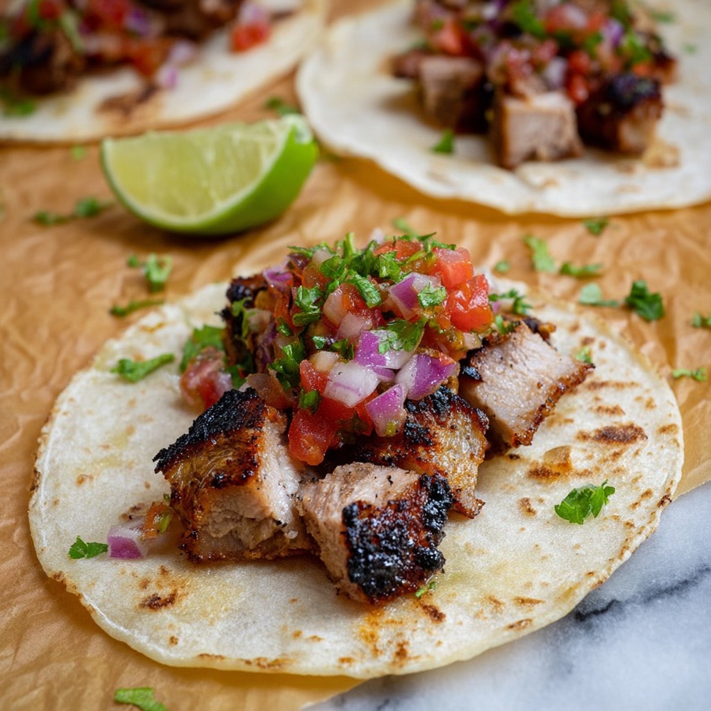Grilled Chicken Street Tacos Recipe - Recipe Image