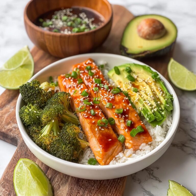 Sriracha Honey Salmon Bowls Recipe