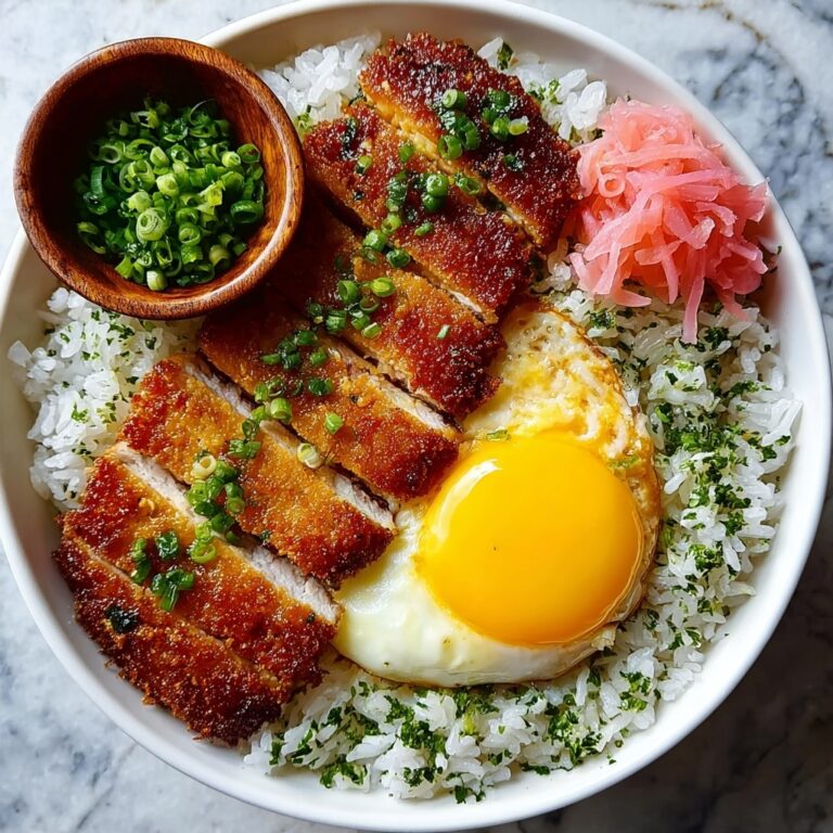 Katsudon Japanese Pork Cutlet and Egg Rice Bowl Recipe