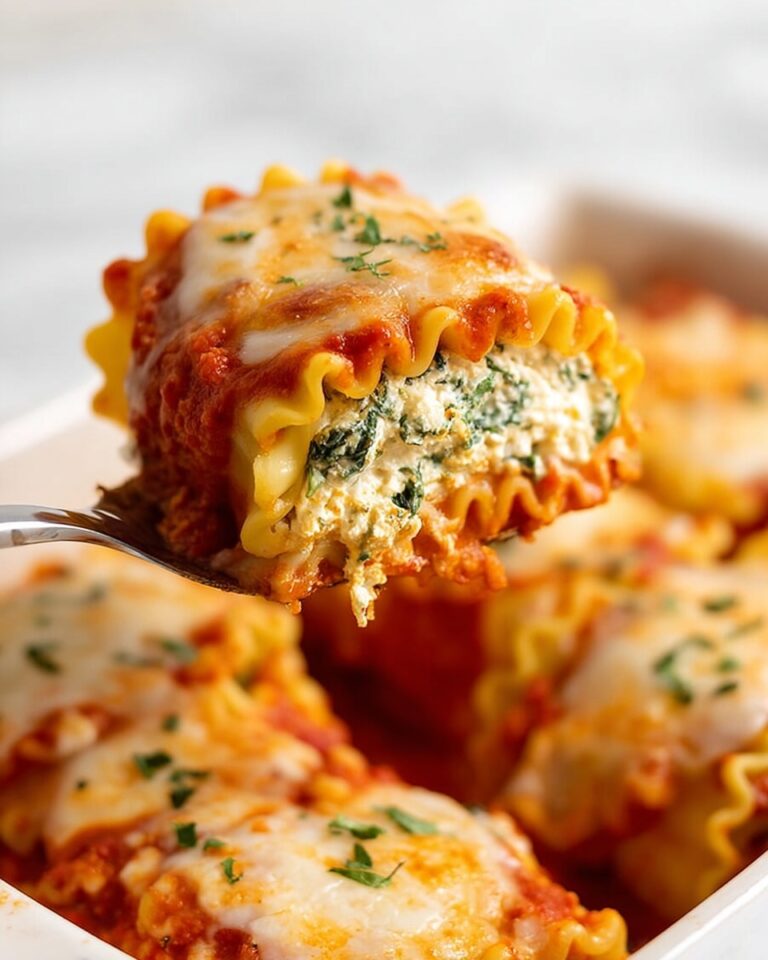 Lasagna Roll-Ups with Spinach and Ricotta Recipe