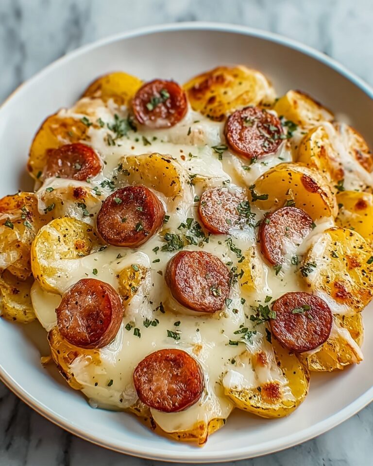 Cheesy Ranch Potatoes and Smoked Sausage: A Hearty One-Pan Meal Recipe
