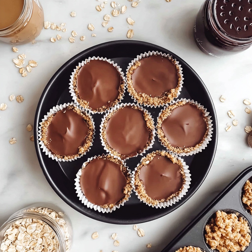 No Bake Peanut Butter Oat Cups Recipe - Recipe Image