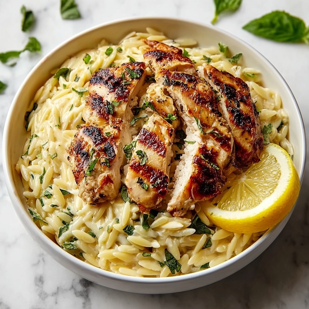 Greek Lemon Chicken and Orzo Recipe - Recipe Image