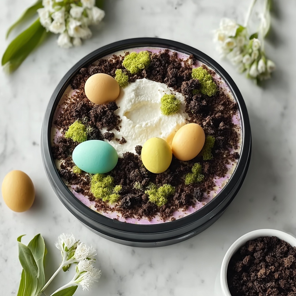 Easter Pudding Dirt Cups Recipe - Recipe Image