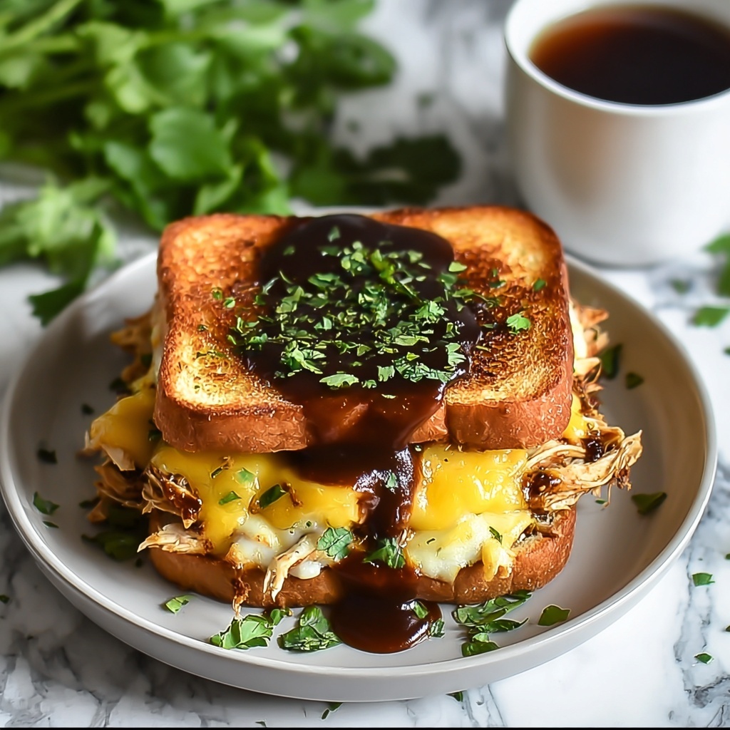 BBQ Chicken Grilled Cheese Recipe - Recipe Image