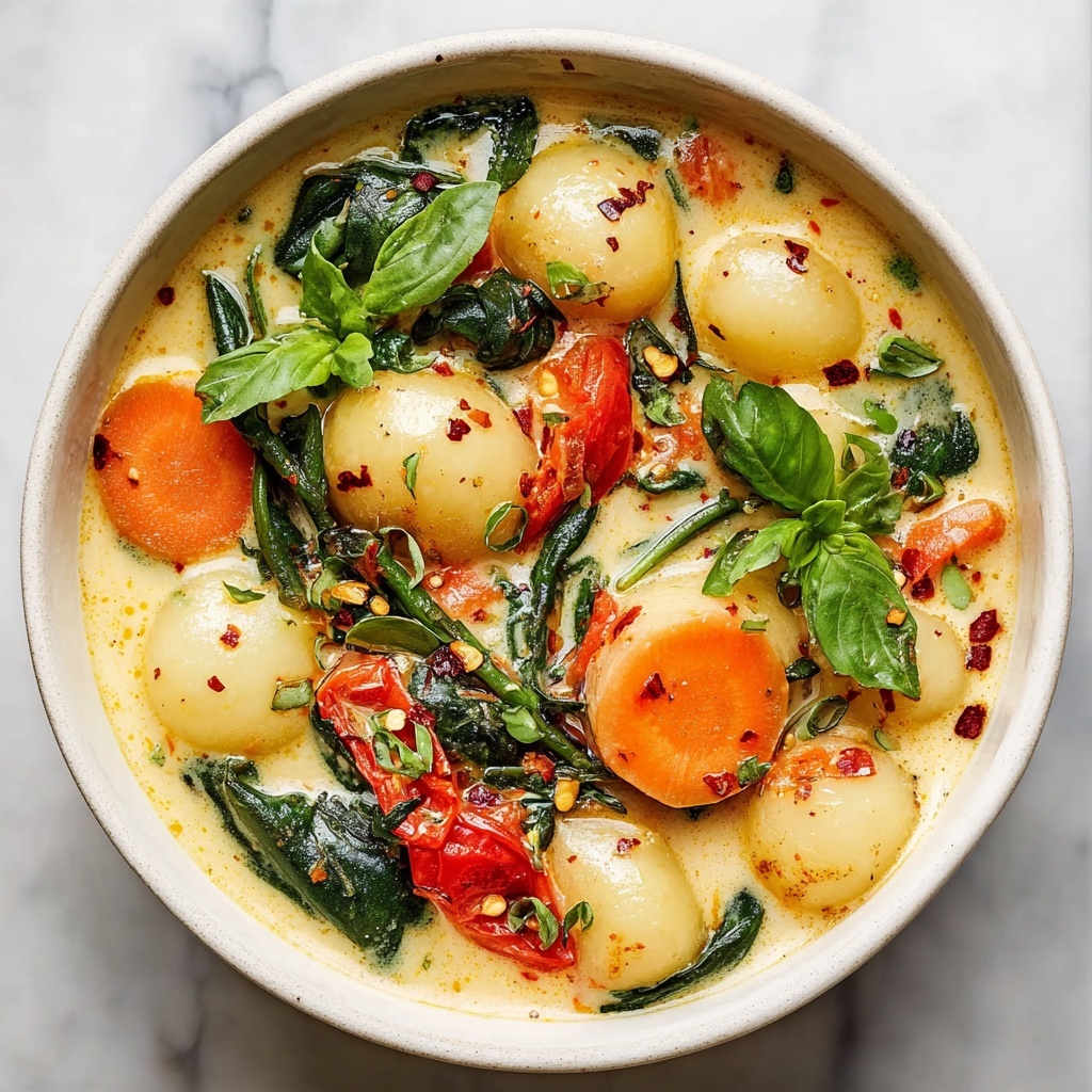 Tuscan Vegan Gnocchi Soup Recipe - Recipe Image