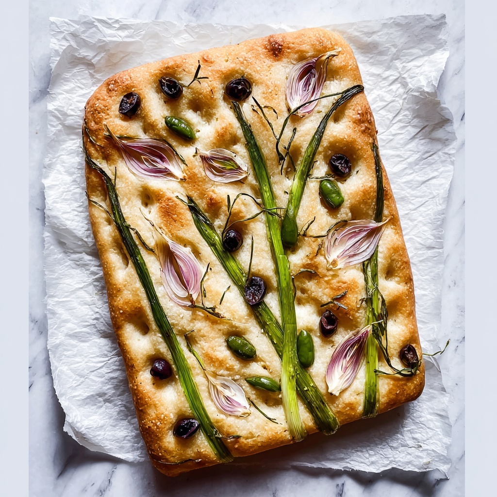 Decorated Focaccia Bread with Christmas Tree and Flower Designs Recipe - Recipe Image