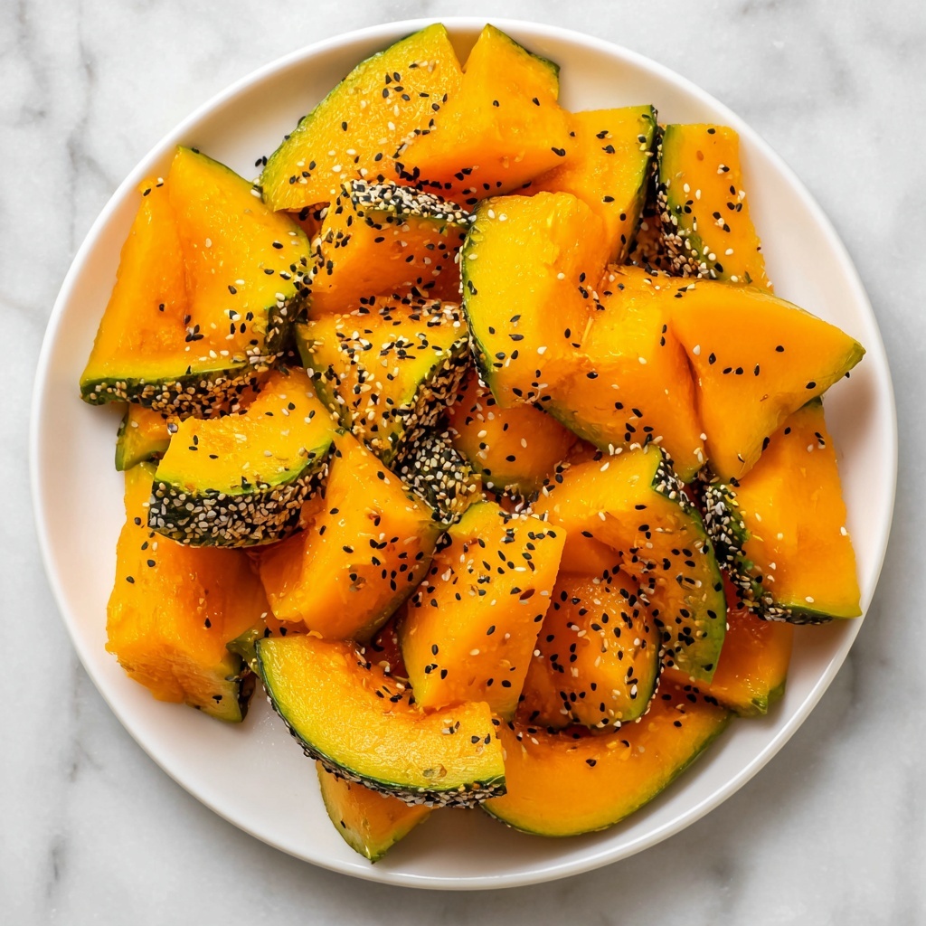 Kabocha Squash Simmered in Soy, Mirin, and Dashi Recipe - Recipe Image