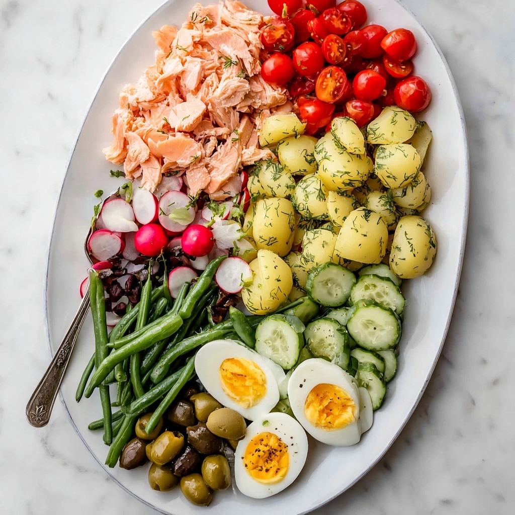 Salmon Nicoise Salad Recipe - Recipe Image
