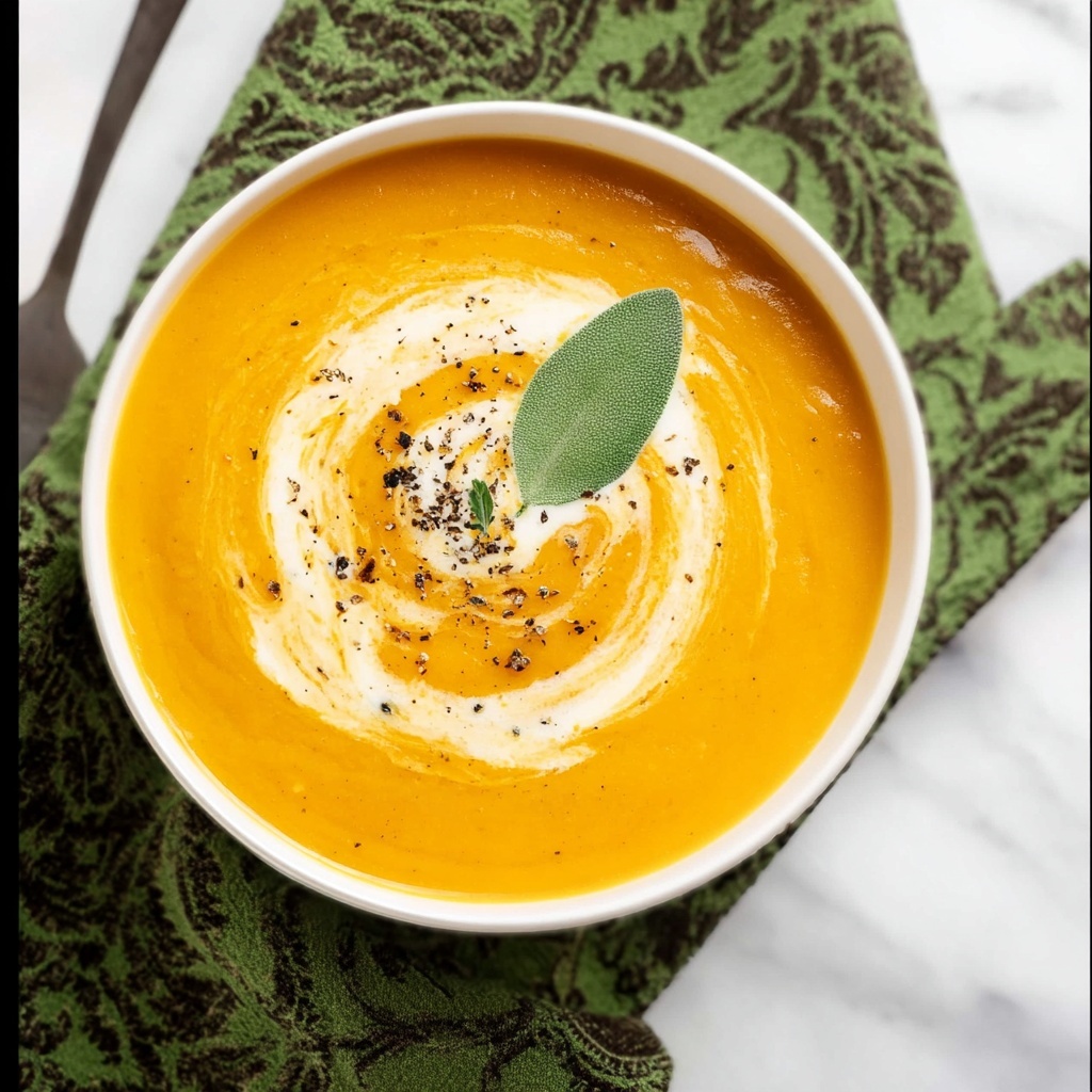 Roasted Butternut Squash and Apple Soup Recipe - Recipe Image