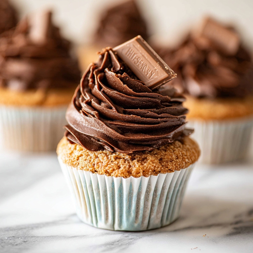 Brownie Cupcakes with Chocolate Buttercream Recipe - Recipe Image