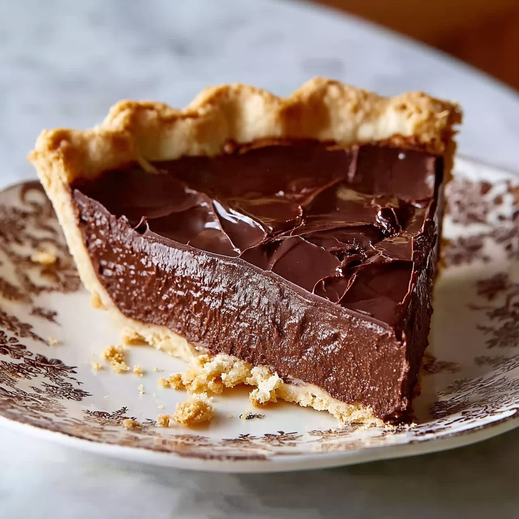 Hot Fudge Pie Recipe - Recipe Image