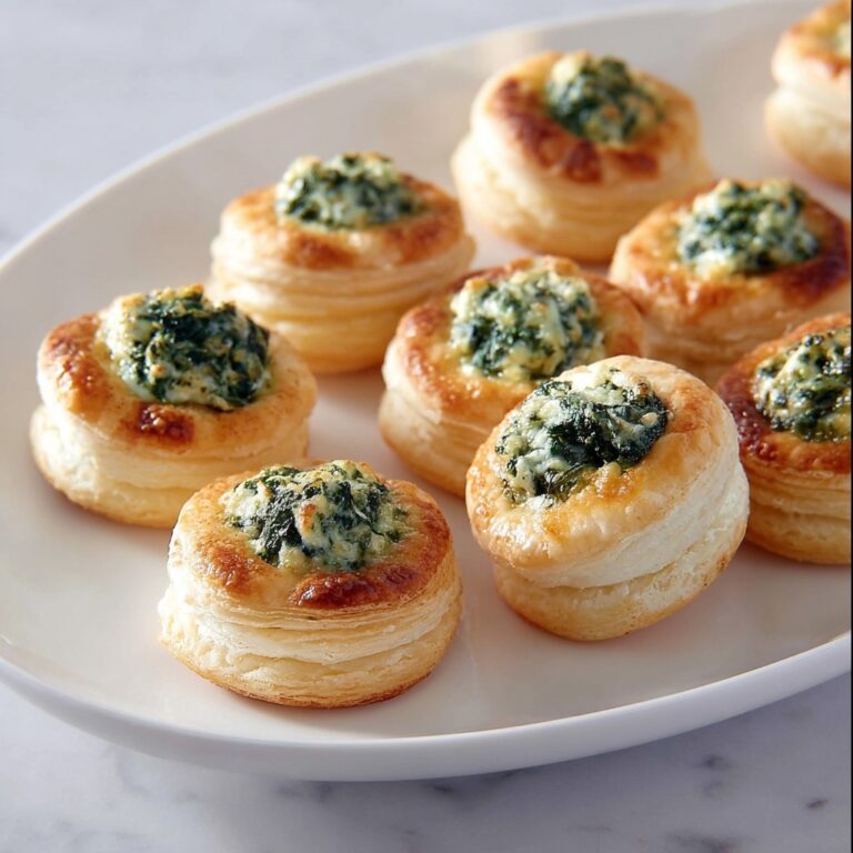 Spinach and Feta Puff Pastry Bites Recipe