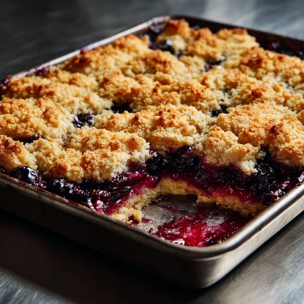 Buttermilk Blueberry Breakfast Cake Recipe - Recipe Image