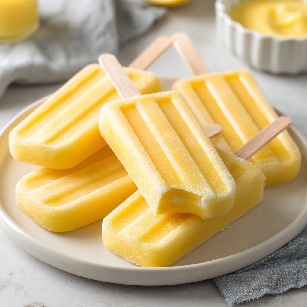 Frozen Mango Yogurt Pops Recipe - Recipe Image