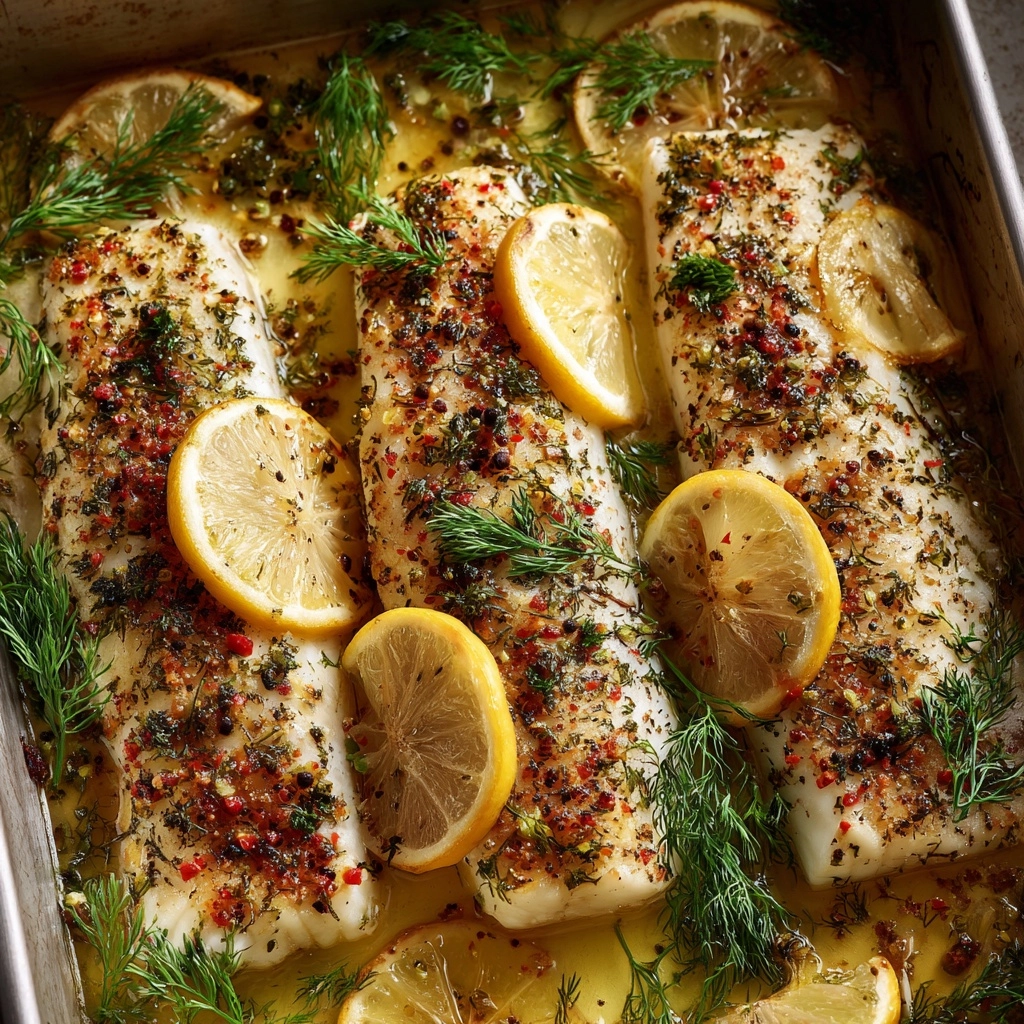 Lemony Steamed Fish Recipe - Recipe Image