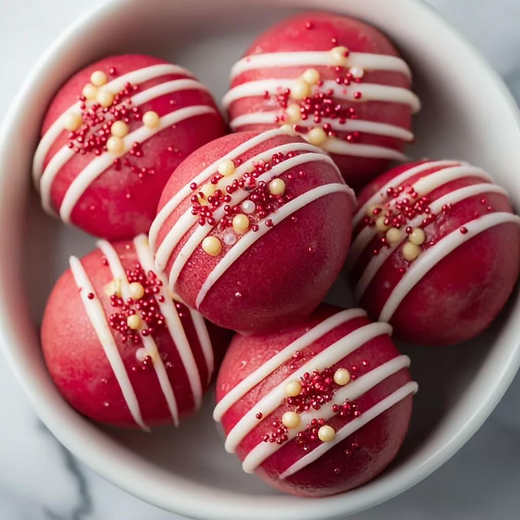 Strawberry Cheesecake Truffle Balls Recipe - Recipe Image