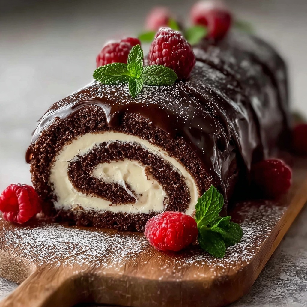Choco Swiss Roll Delight Recipe - Recipe Image