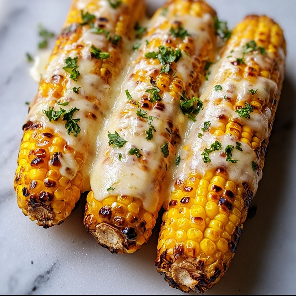 Garlic Butter Corn Cheese: A Deliciously Creamy Side Dish Recipe - Recipe Image