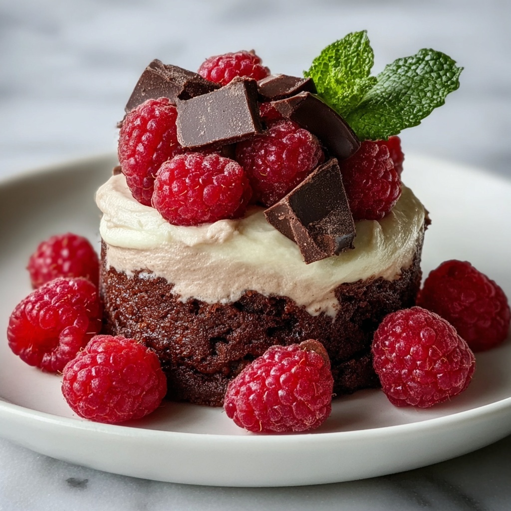 Mini Chocolate & Raspberry Cake Recipe - Recipe Image