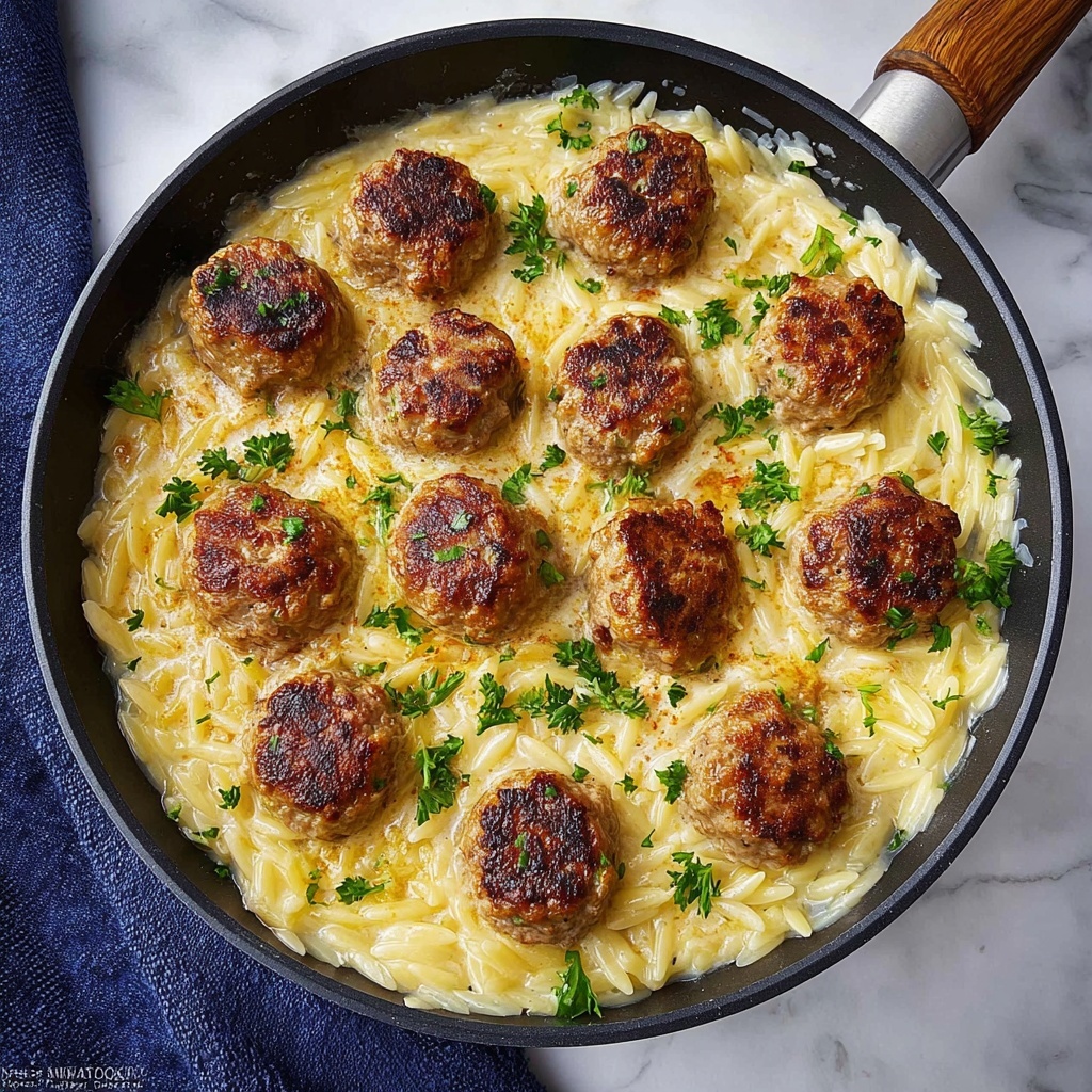 One Pan Chicken Meatballs with Marinara and Mozzarella Recipe - Recipe Image