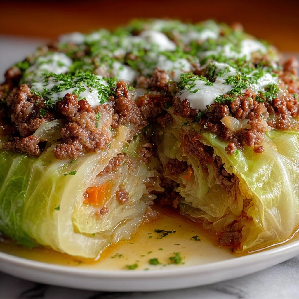 Easy & Hearty Cabbage and Ground Beef Skillet Recipe - Recipe Image