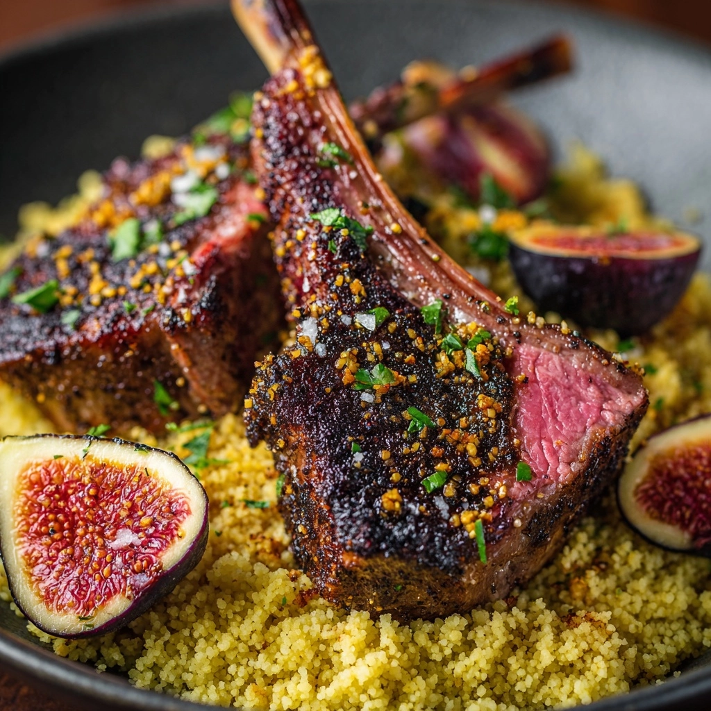 Rack of Lamb with Figs Recipe - Recipe Image