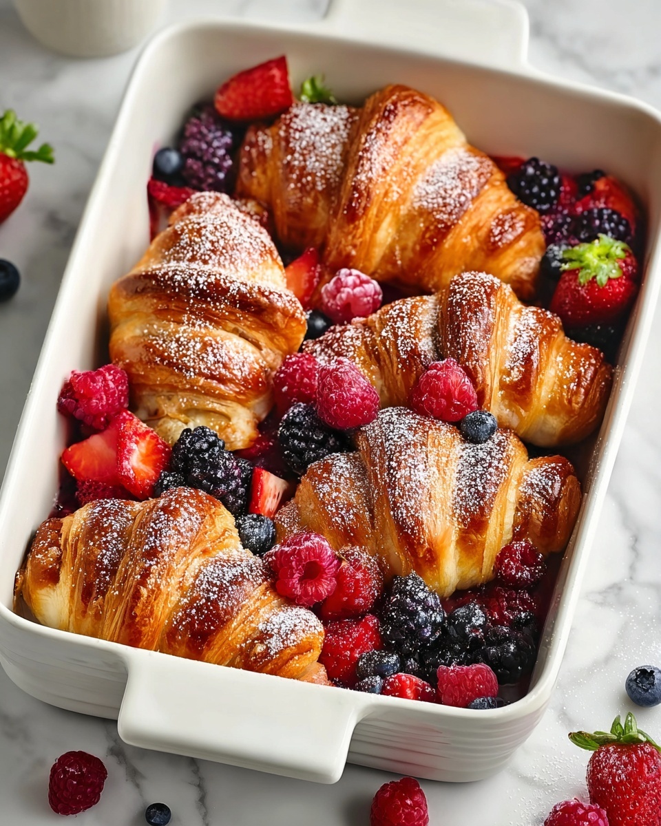 Berry Croissant Bake Recipe - Recipe Image