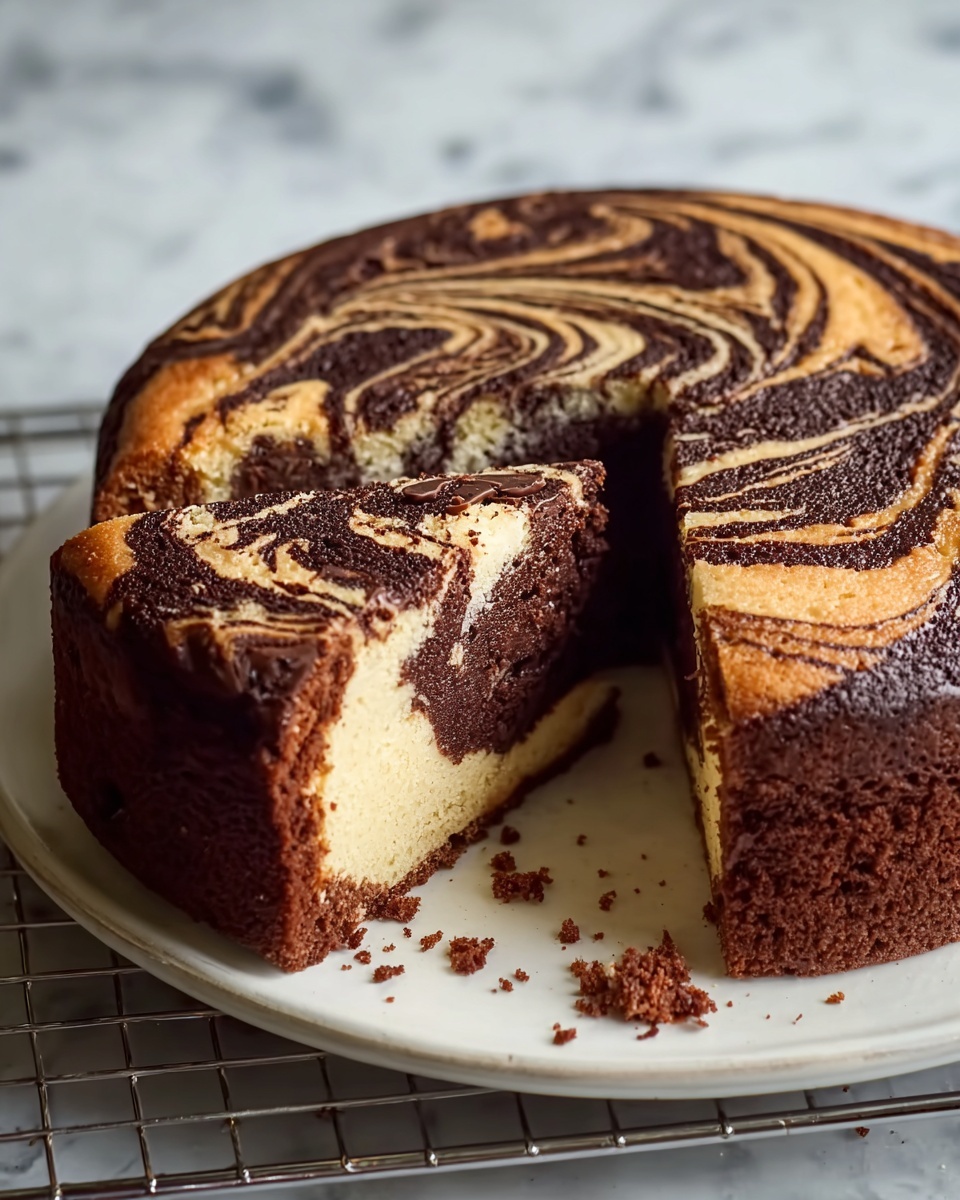 Classic Marble Cake Recipe - Recipe Image