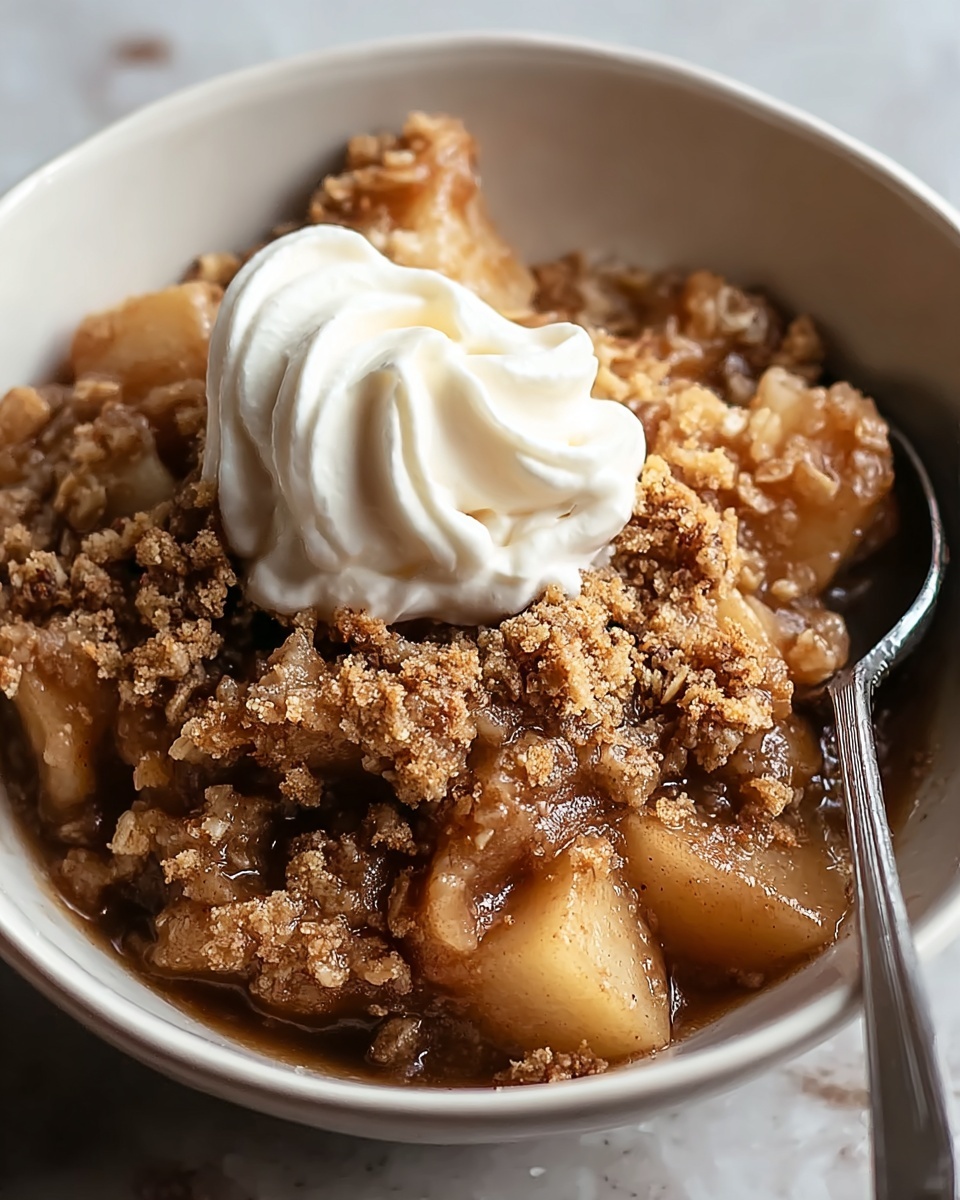 Warm Apple Crisp with Cinnamon and Oats Recipe - Recipe Image