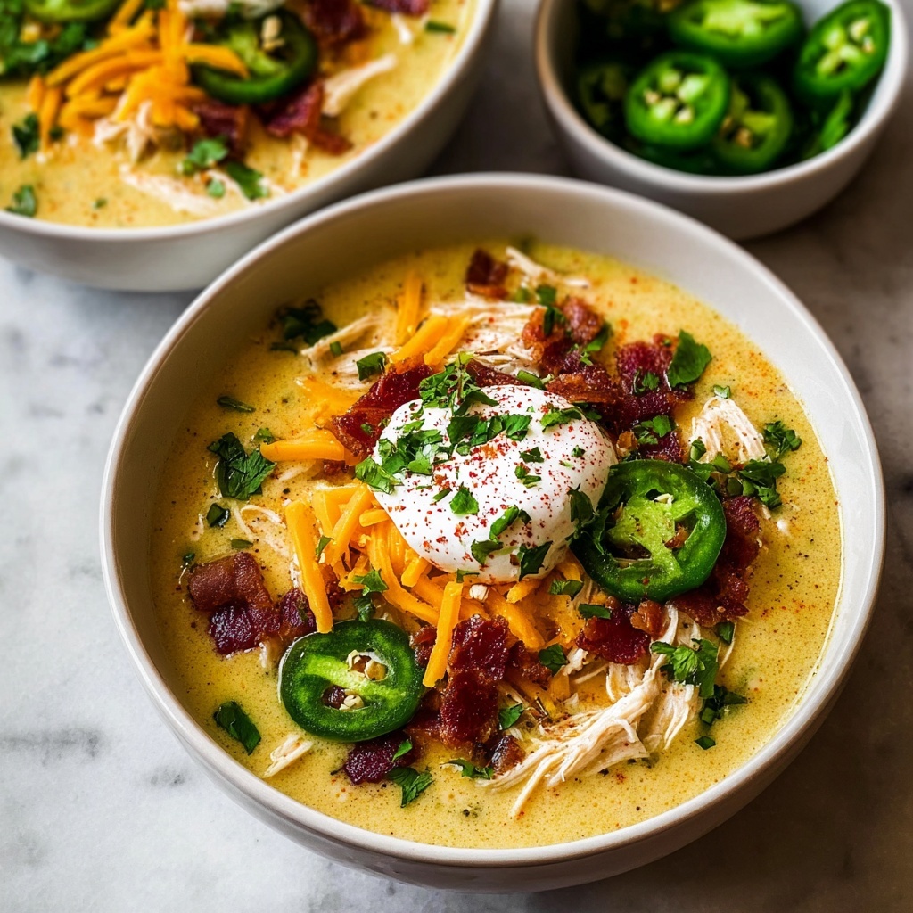 Spicy Jalapeño Popper Chicken Soup Recipe - Recipe Image