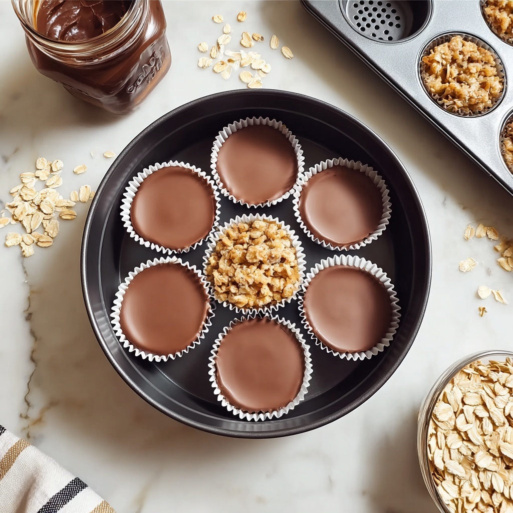No Bake Peanut Butter Oat Cups Recipe - Recipe Image