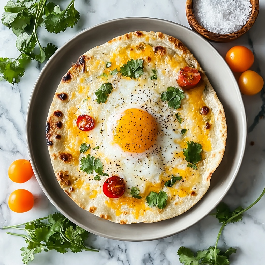 Fried Egg Quesadilla with Cheese and Salsa Recipe - Recipe Image