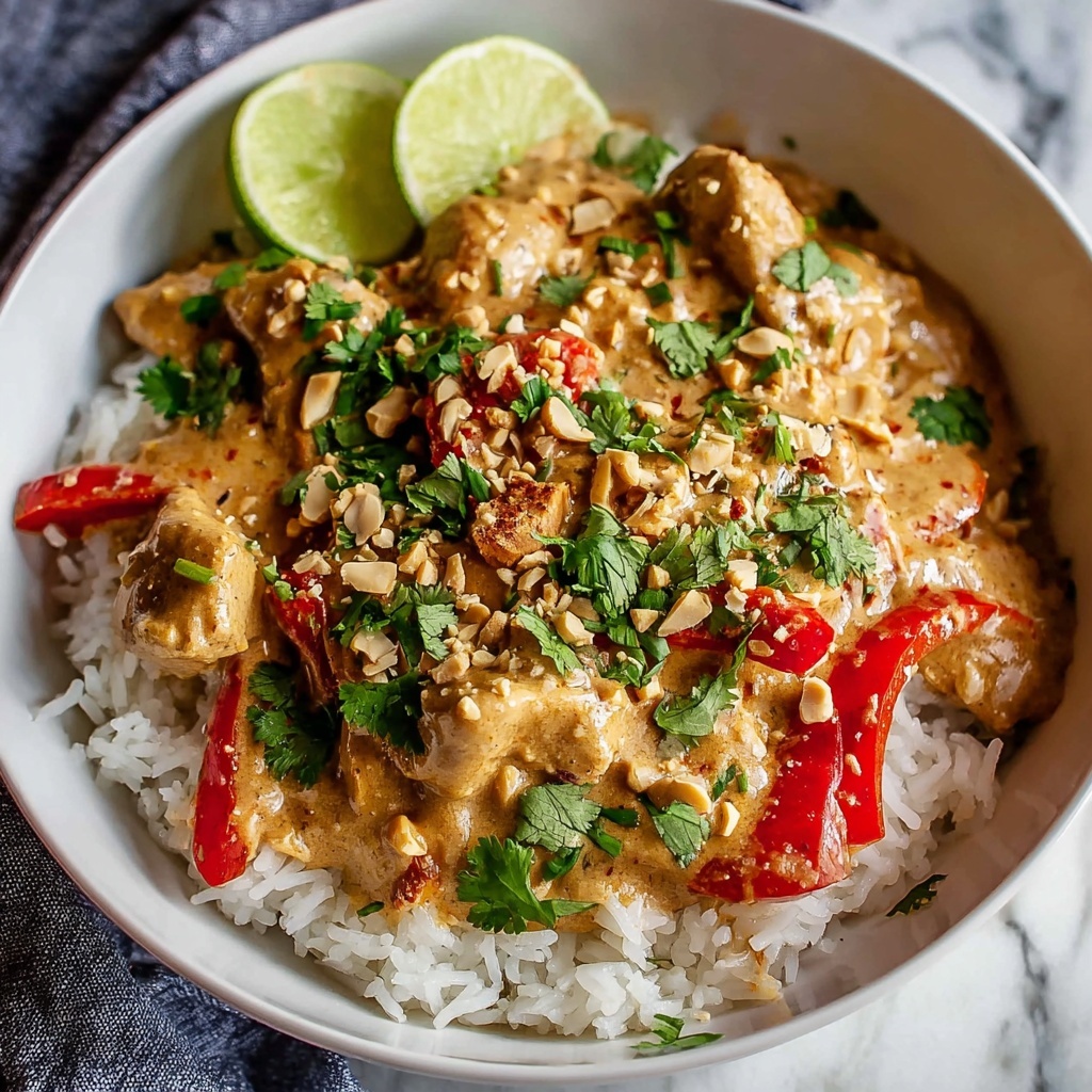 Slow Cooker Peanut Chicken Recipe - Recipe Image