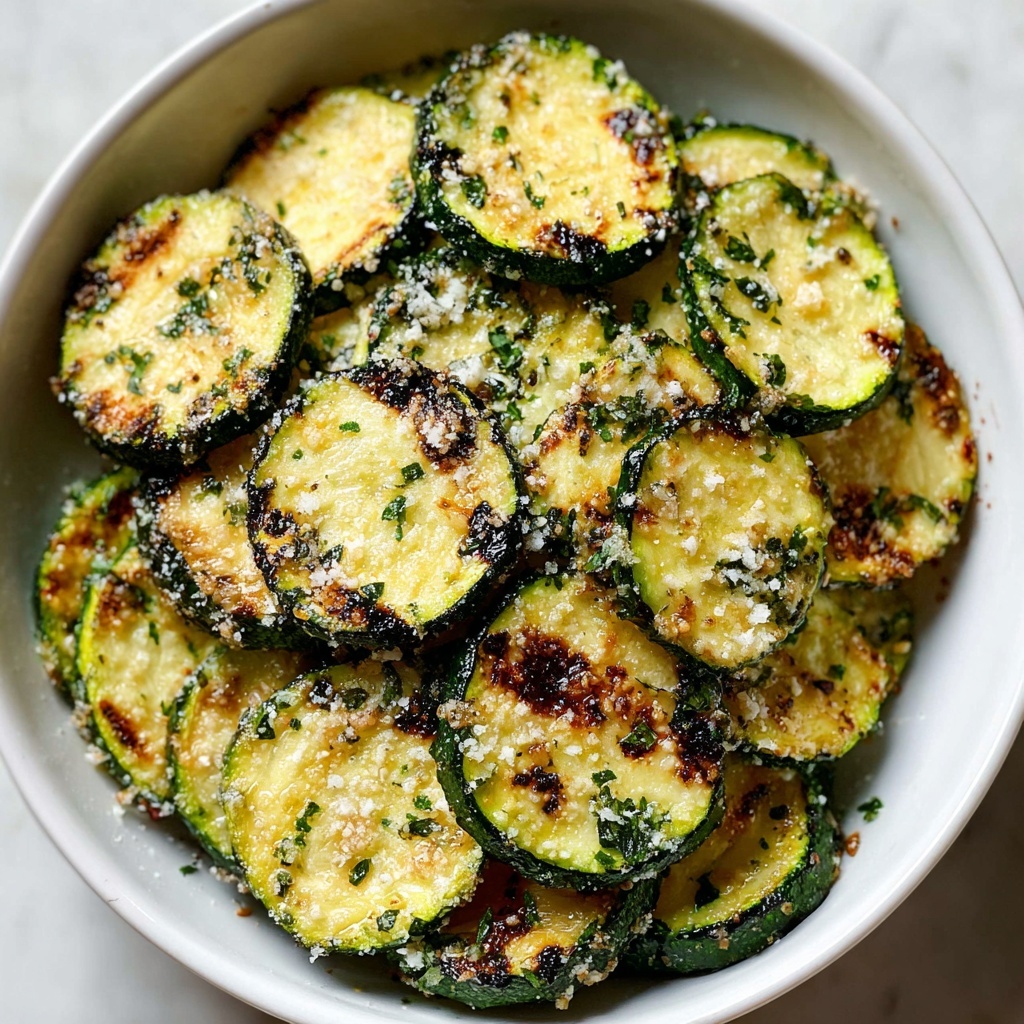 Garlic Parmesan Roasted Zucchini Recipe - Recipe Image