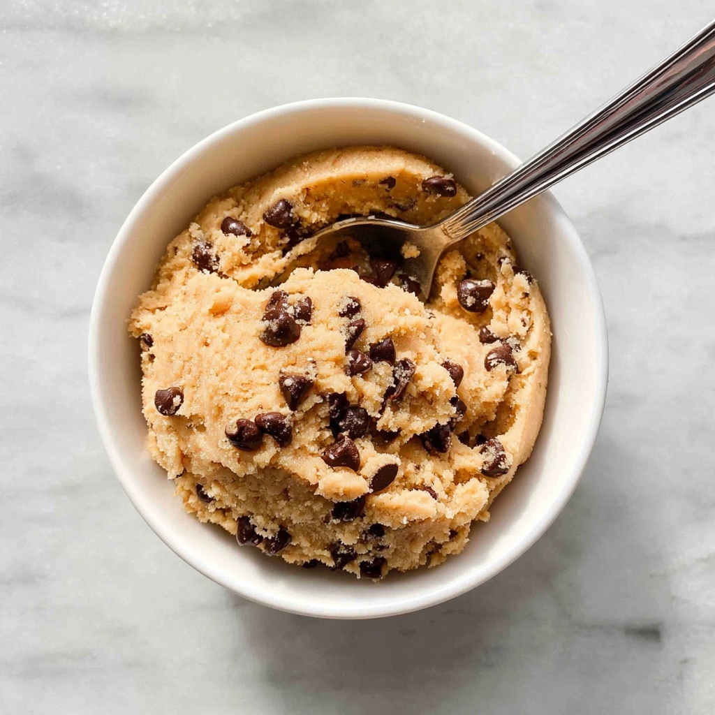Healthy Edible Cookie Dough Recipe - Recipe Image