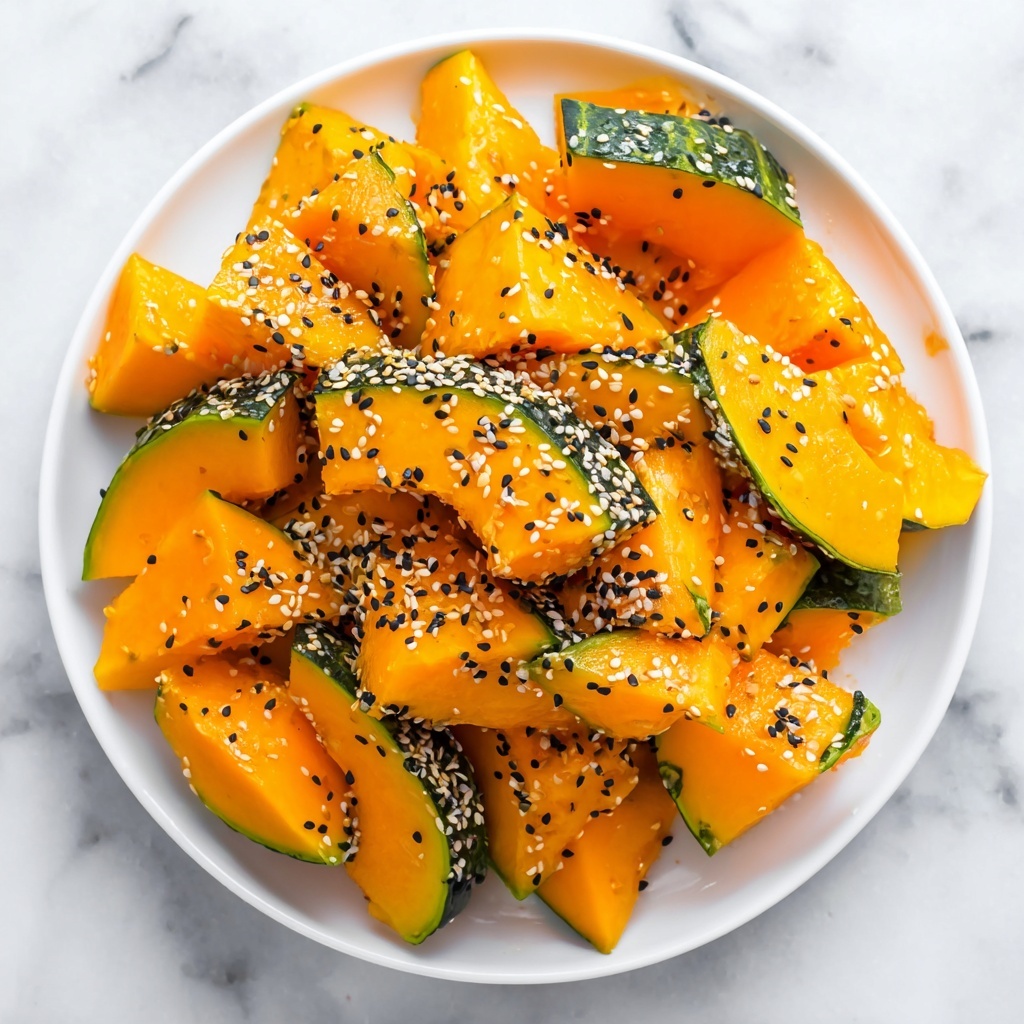 Kabocha Squash Simmered in Soy, Mirin, and Dashi Recipe - Recipe Image