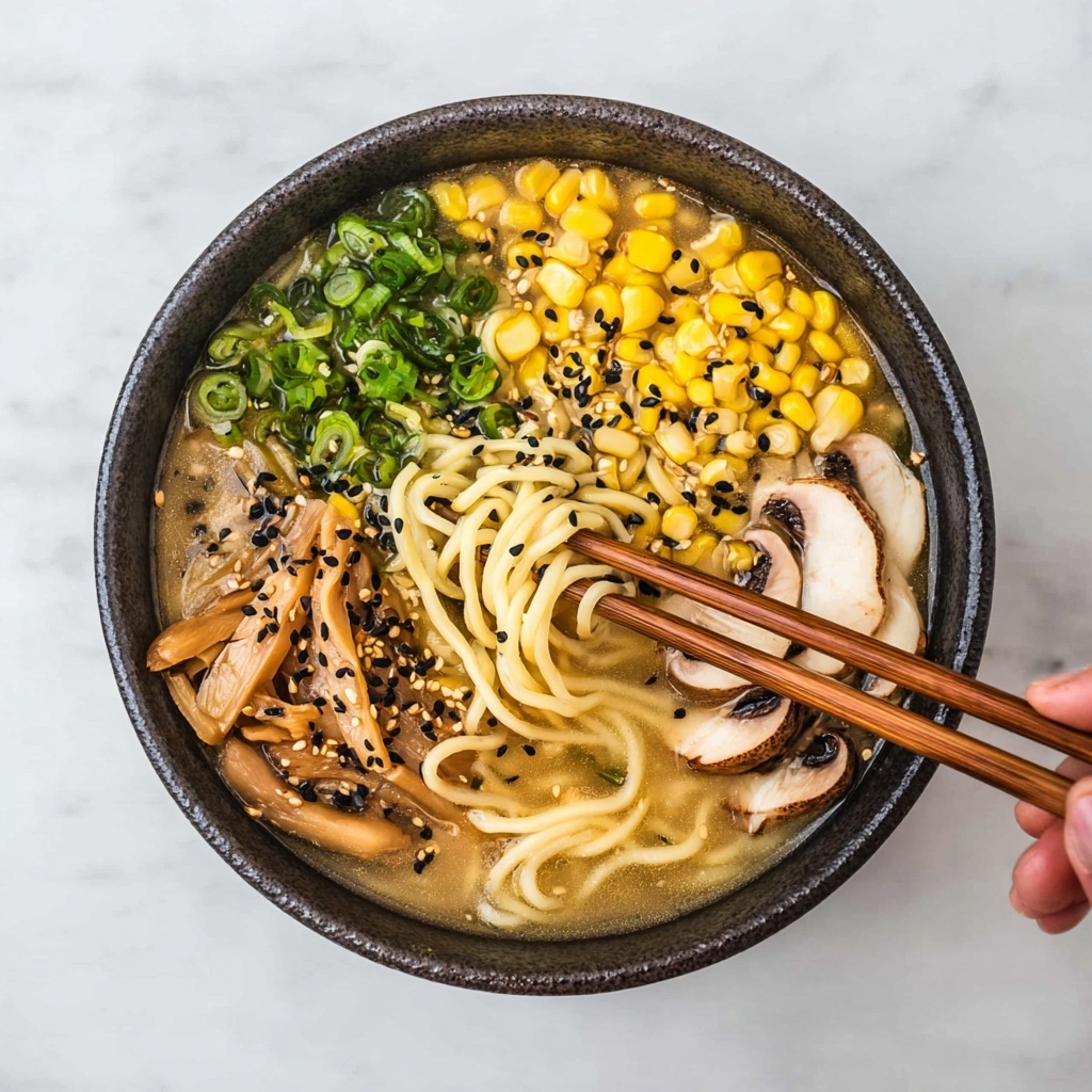 Vegetarian Miso Ramen Recipe - Recipe Image