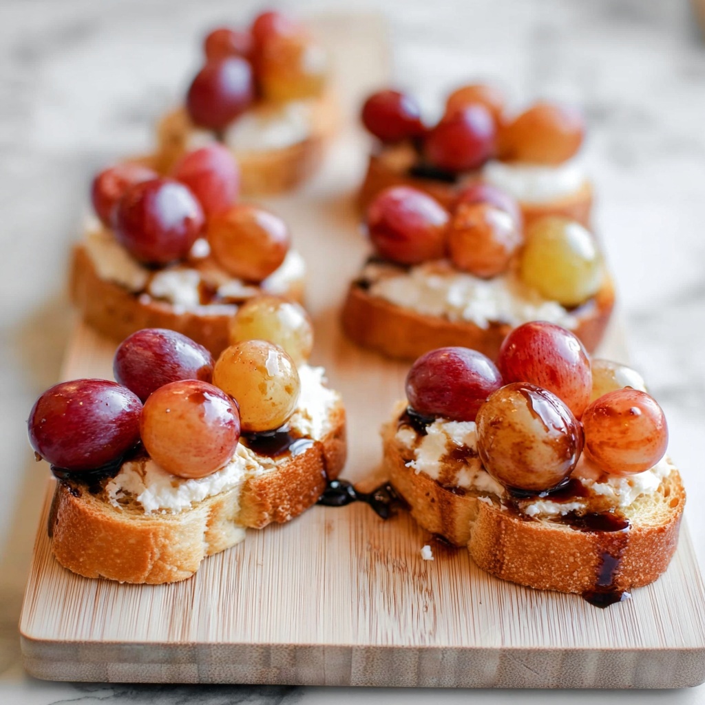 Roasted Grape Crostinis Recipe - Recipe Image