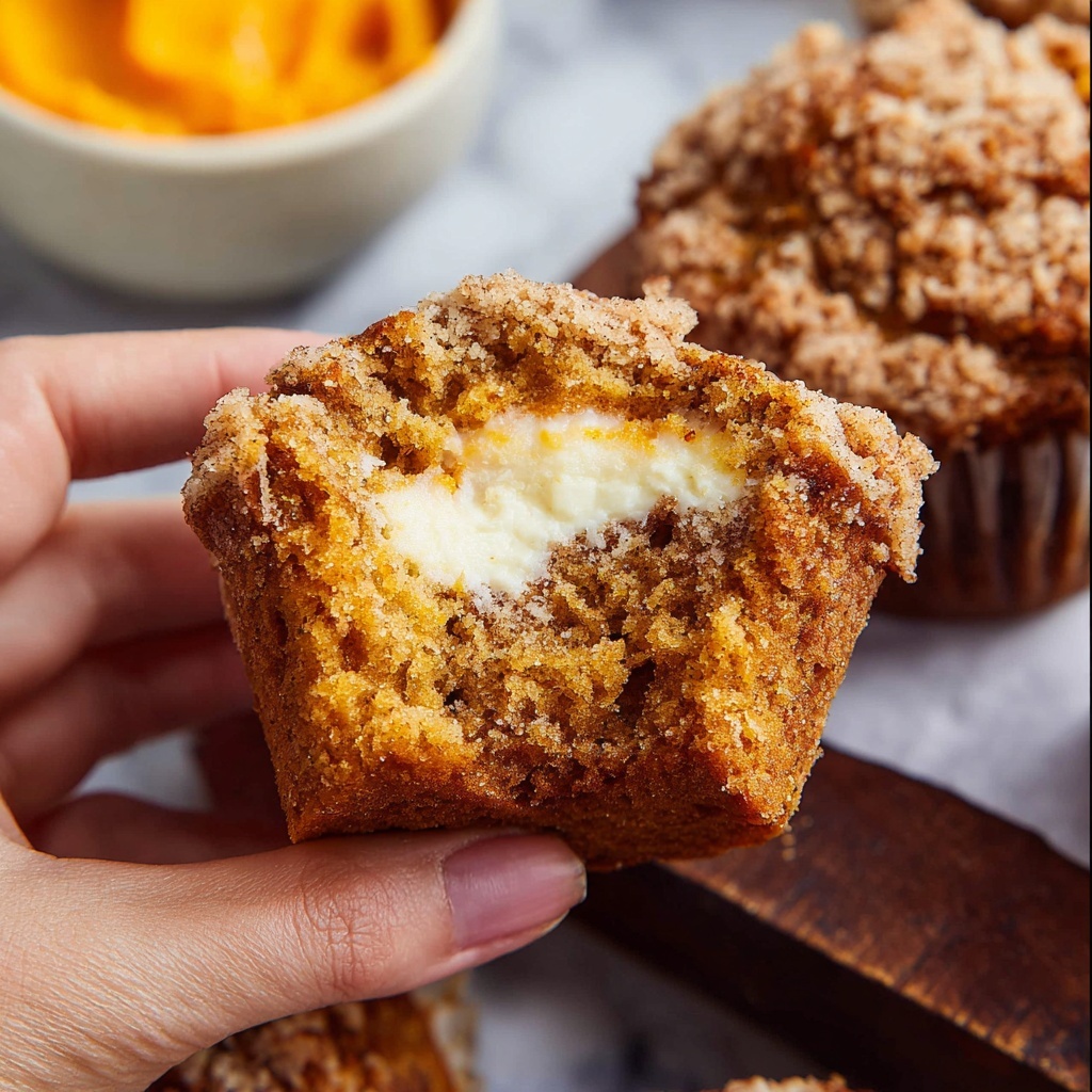 Cream Cheese Pumpkin Muffins Recipe - Recipe Image